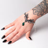Churchyard Green Crystal Bracelet by Alchemy Gothic
