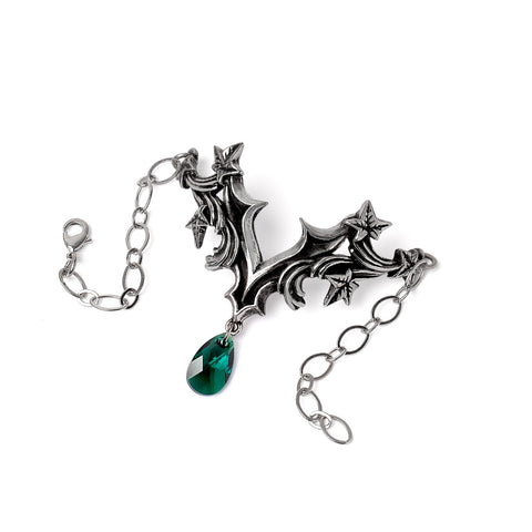 Churchyard Green Crystal Bracelet by Alchemy Gothic