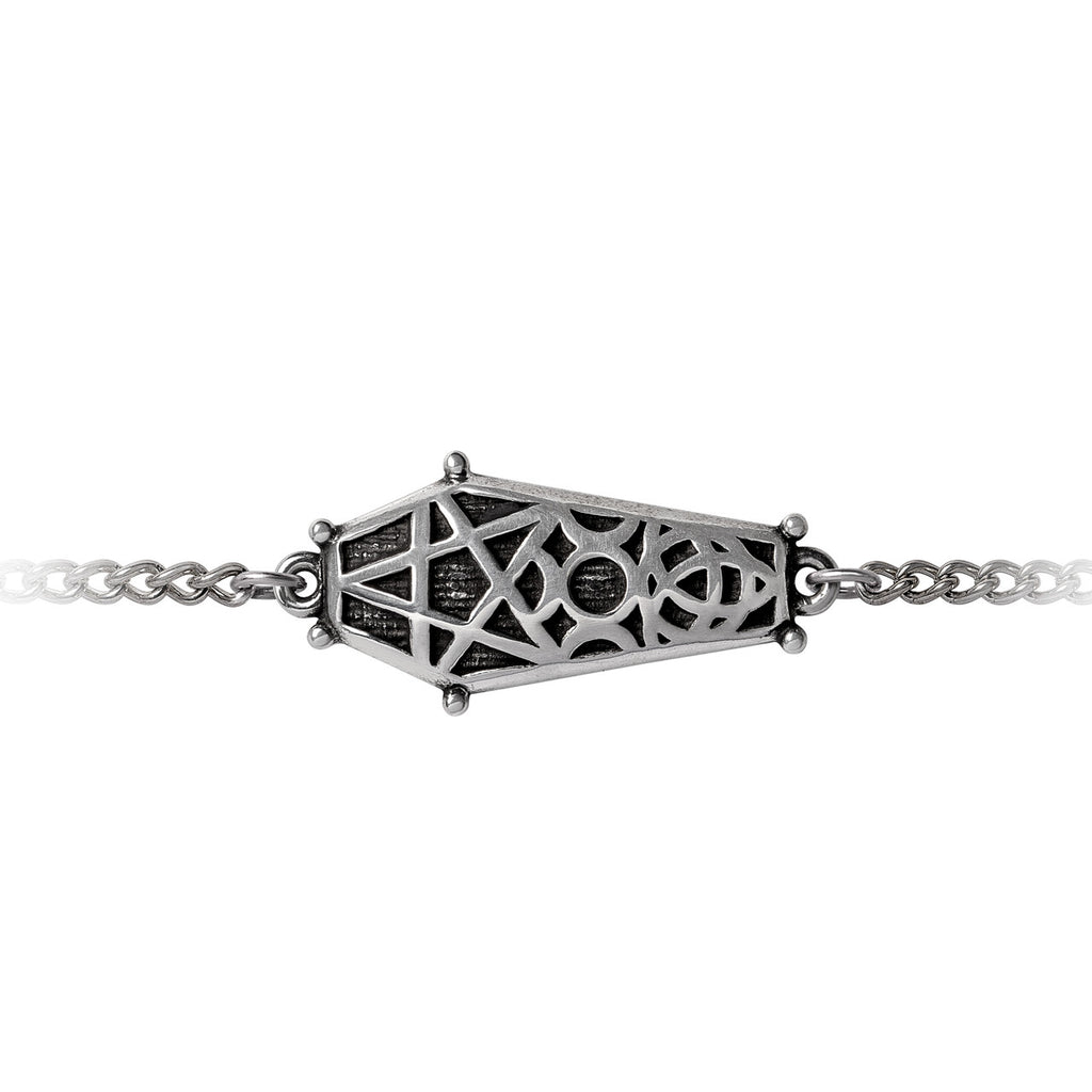 Hex Coffin Bracelet by Alchemy Gothic