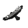 Black Raven Hair Slide Clip Barrette by Alchemy Gothic