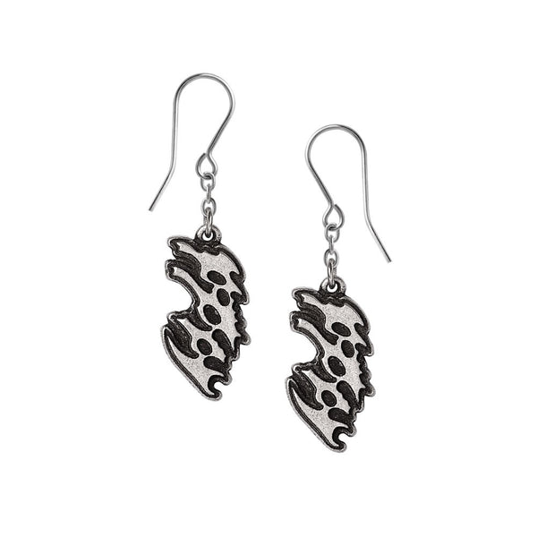 Poppy Logo Dropper Earrings by Alchemy Gothic