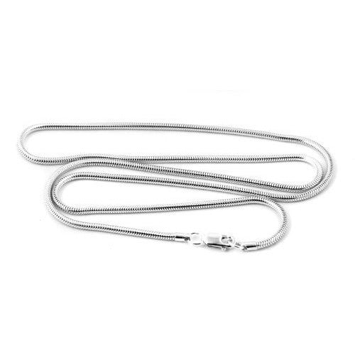 1.7mm Sterling Silver Snake Chain