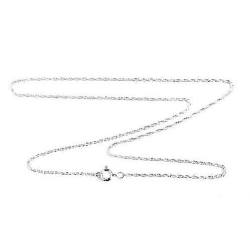 1.4mm Sterling Silver Double Rope Chain Necklace