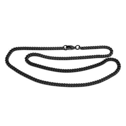 Gunmetal 3mm Curb Chain