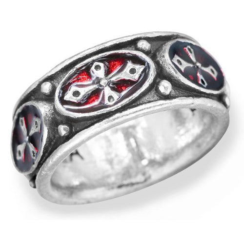 Pugin Cross Alchemy Gothic Ring