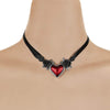 Alchemy Gothic Blood Heart Pendant Necklace