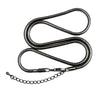 Gunmetal 3mm Calypso Snake Chain Necklace - 18"