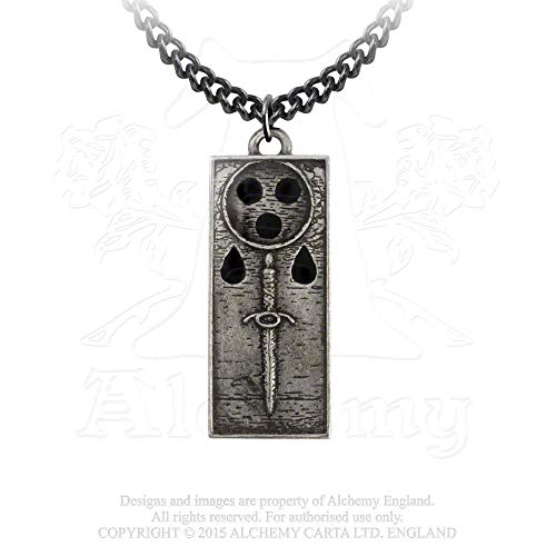 Arya Stark the Death Ingot Black Tears of Braavos Necklace Alchemy Gothic
