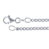 2.5mm Sterling Silver Venetian Box Chain Necklace with Extra Durable Protective Finish