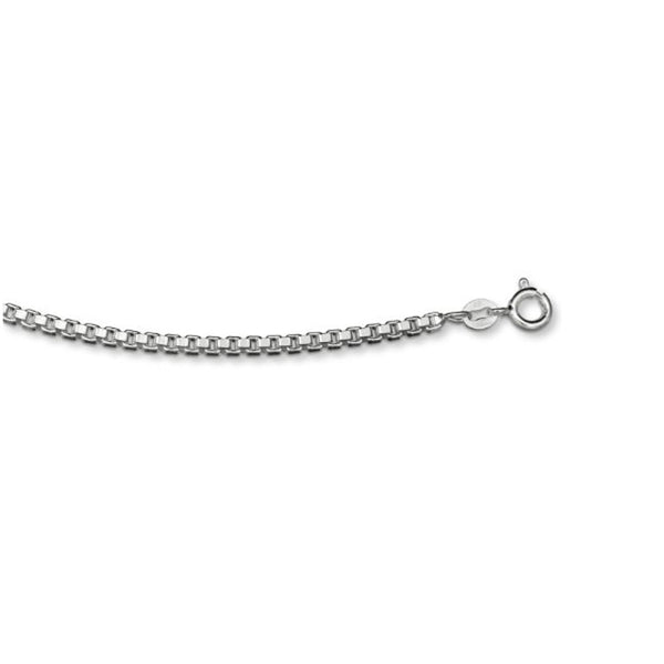 2.5mm Venetian Box Chain Necklace with Extra Durable Finish 2.5mm Venetian Box Chain Necklace with Extra Durable Finish