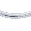 8mm Wide Sterling Silver Omega Necklace Chain