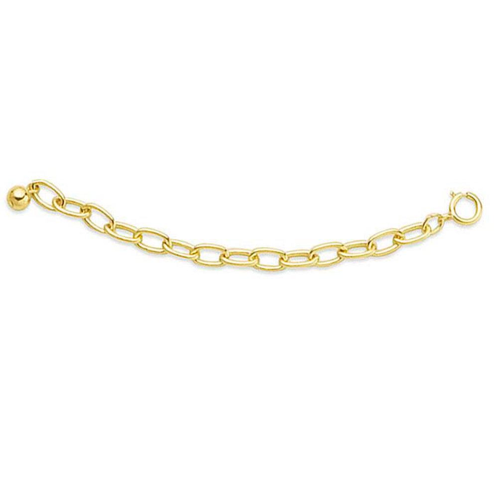 14/10 Yellow Gold-filled Cable Necklace Chain Extender Clasp