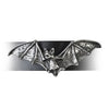 Desmodus Wriststrap Alchemy Gothic Black Leather Bat Bracelet