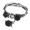 Wild Black Rose Bracelet by Alchemy Gothic