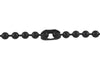 9.5mm Extra Large Gunmetal Steel Ball Chain Mens Necklace