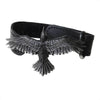 Black Consort Wriststrap Raven Gothic Leather Bracelet