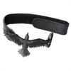 Black Consort Wriststrap Raven Gothic Leather Bracelet