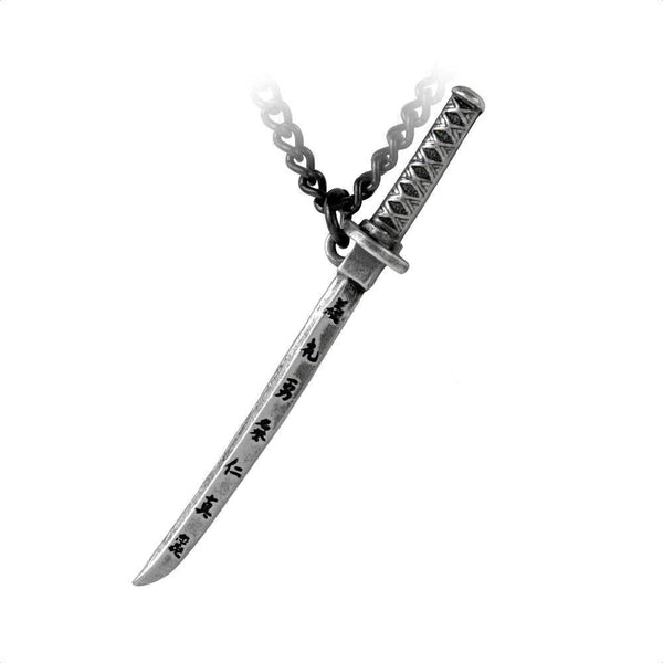 Bushido Samurai Katana Sword Pendant Necklace