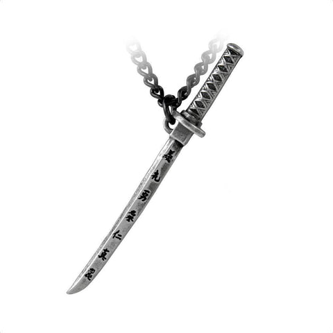 Bushido Samurai Katana Sword Pendant Necklace