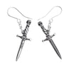Hand Of Macbeth Dagger Earrings by Alchemy Gothic