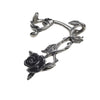 Black Rose Ear Wrap Earring by Alchemy Gothic