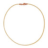 Antique Copper 1.8mm Fine Natural Light Tan Leather Cord Necklace