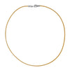 Sterling Silver 1.8mm Fine Natural Light Tan Leather Cord Necklace