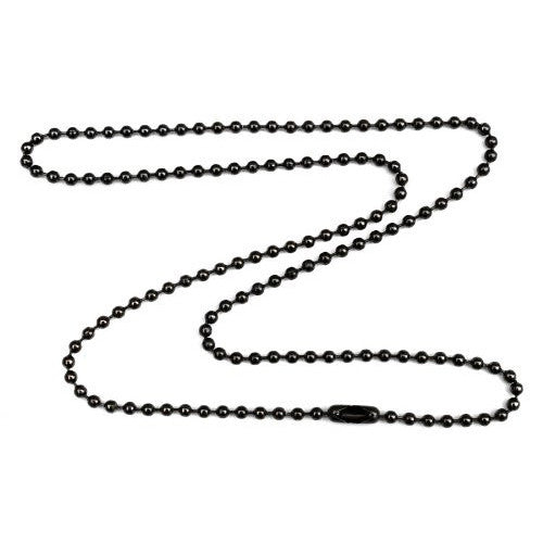 Gunmetal 2.1mm Ball Chain Necklace