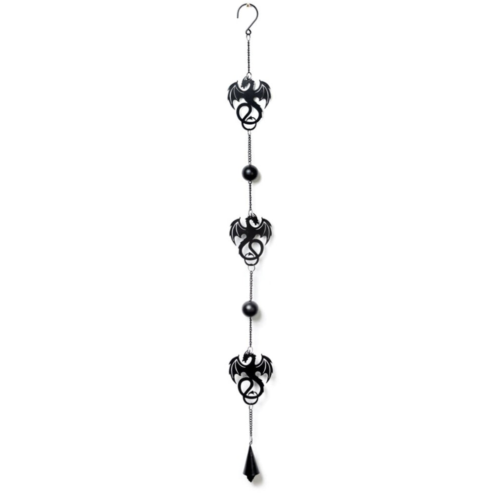Wyvrex Black Dragon Hanging Decoration by Alchemy Gothic