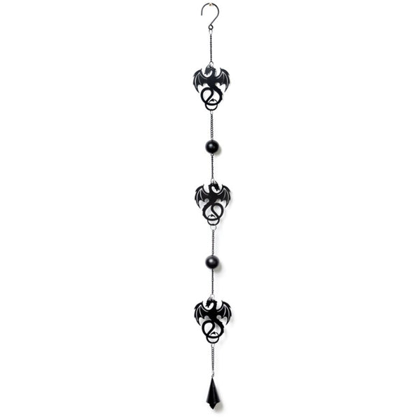 Wyvrex Black Dragon Hanging Decoration by Alchemy Gothic