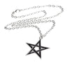 Black Star Pendant Pentagram Alchemy Gothic Necklace