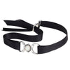 Triple Goddess Moon Pearl Ribbon Choker Necklace by Alchemy Gothic
