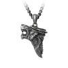 Dark Wolf Pendant Necklace by Alchemy Gothic