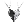 Coeur Crane Pendant Alchemy Gothic Matching Couples Raven Skull Necklaces