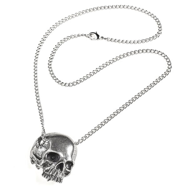 Classic Vampire Skull Skeleton Key Necklace | The Alley