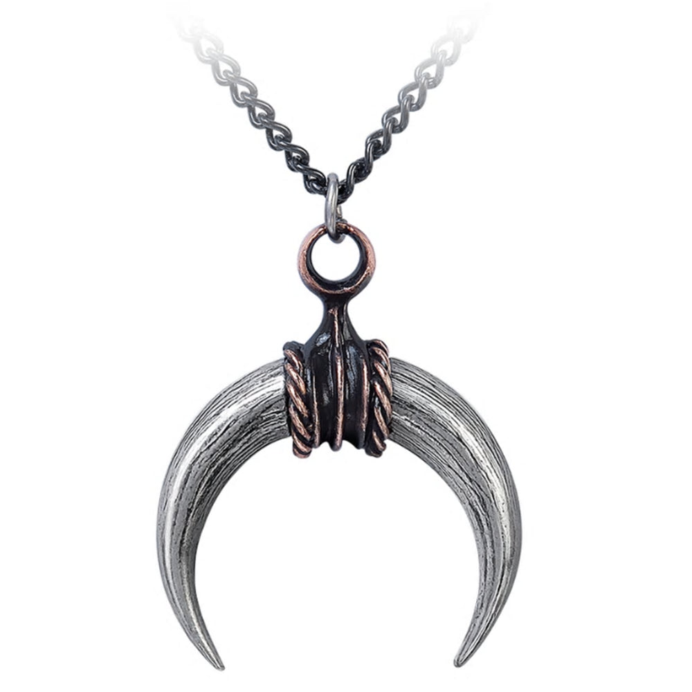 Mithras Horns Pendant Necklace by Alchemy Gothic