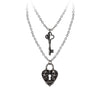 Key To Eternity Couples Pendant Necklaces by Alchemy Gothic