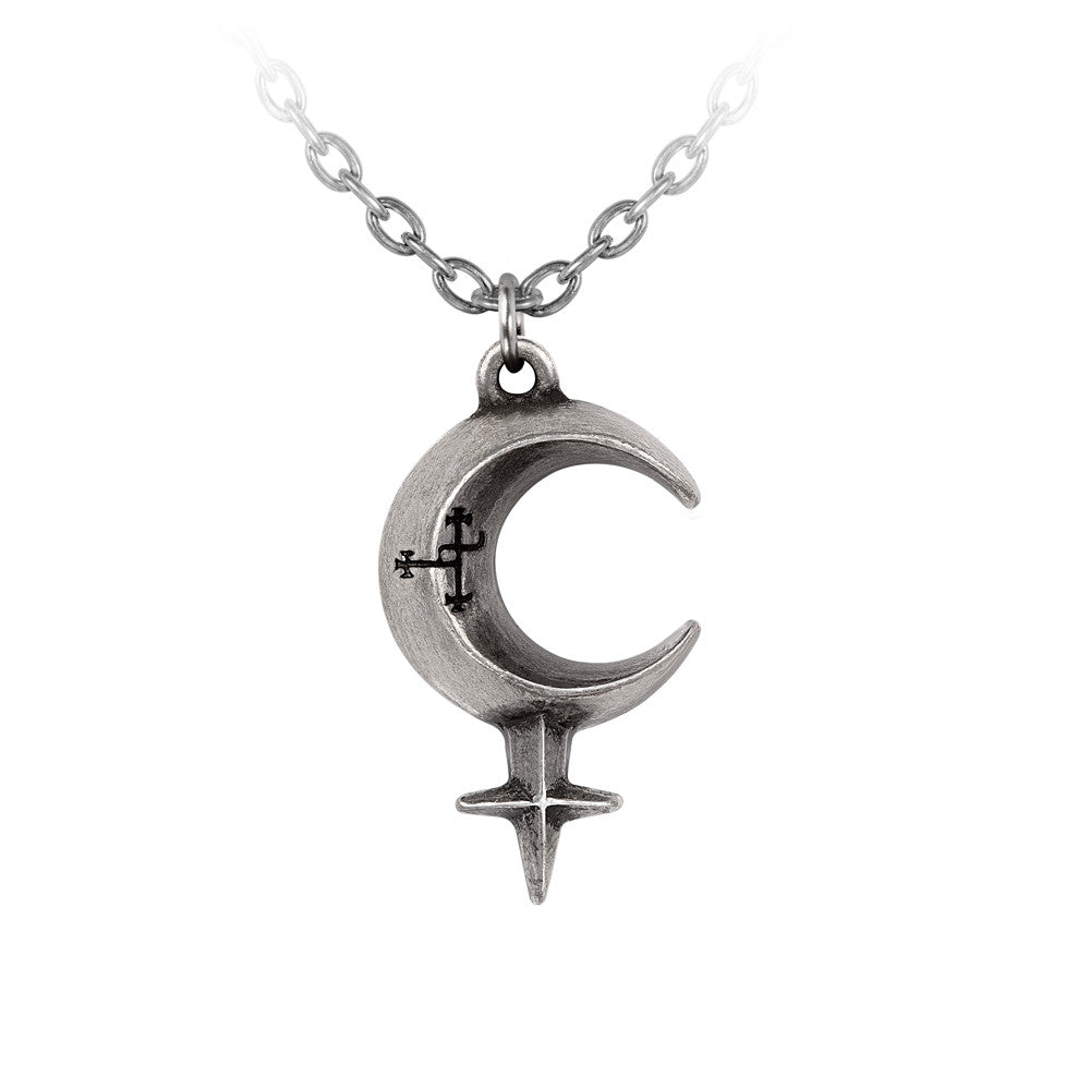 Lilith Crescent Moon Pendant by Alchemy Gothic