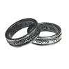 Demon Black & Angel White Ring - Alchemy Gothic Stackable Matching Ringbands