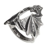 Stealth Bat Wing Ring by Alchemy Gothic