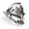 Stealth Bat Wing Ring by Alchemy Gothic