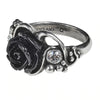 Bacchanal Black Rose Ring by Alchemy Gothic