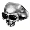 Death Skull Mens Pewter Ring by Alchemy Gothic