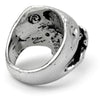 Death Skull Mens Pewter Ring by Alchemy Gothic