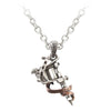 Tattoo Gun Pendant Necklace by Alchemy Gothic