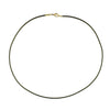 Antique Brass 1.8mm Fine Brown Leather Cord Necklace