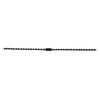 1.8mm Fine Gunmetal Plated Steel Ball Chain Necklace with Extra Durable Color Protect Finish