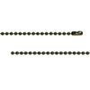 Gunmetal Steel 3.2mm Ball Chain Necklace with Extra Durable Color Protect Finish