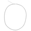 Silver 3.2mm Thick Ponytail/Foxtail/Wheat Weave Necklace Chain with Extender