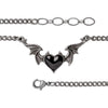 Blacksoul Winged Black Heart Bracelet by Alchemy Gothic